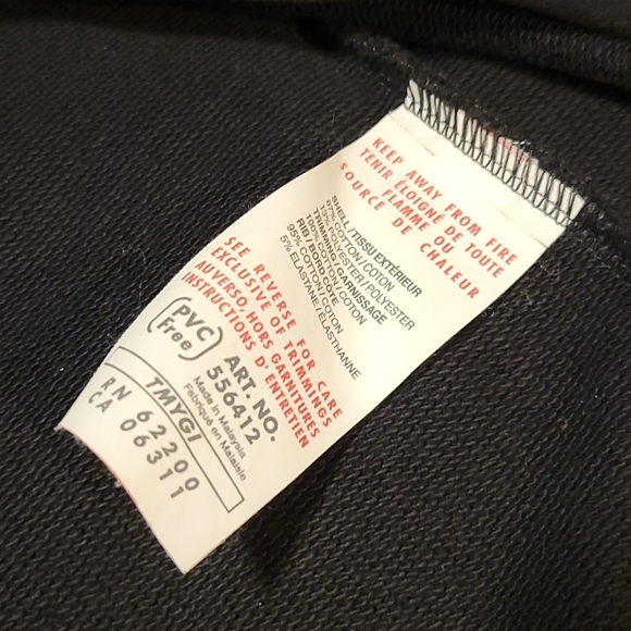 PUMA 90's Black button up Jacket - Picture 4 of 6